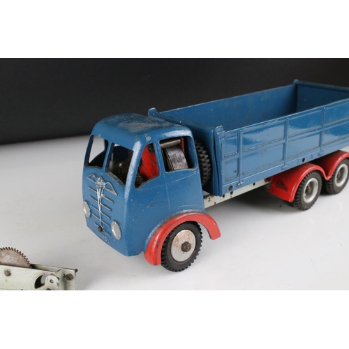 476 - Shackleton Model Foden FG6 Tipper diecast model in blue with red, play worn, with accessories