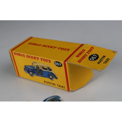 499 - Three boxed Dinky Dublo diecast models to include 066 Bedford Flatbed in grey, 069 Massey Ferguson T... 