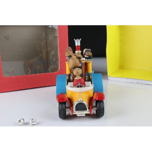 502 - Corgi Comics 802 Popeye Paddle Wagon, complete and vg with minor paint chips, contained within a cus... 