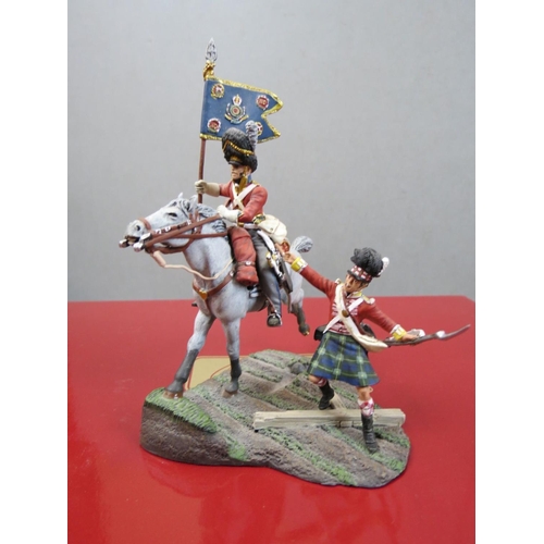 1463 - Three boxed Britains Napoleonic figure scene sets to include 17880 Waterloo Hougoumont Well Set 3 Pe... 