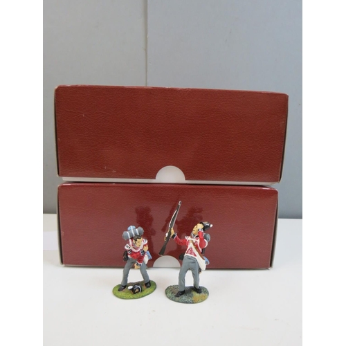 1466 - Two boxed Britians metal figure sets to include British Wounded 41159 & British Loading 41157, both ... 