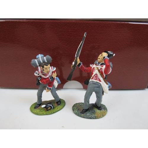 1466 - Two boxed Britians metal figure sets to include British Wounded 41159 & British Loading 41157, both ... 