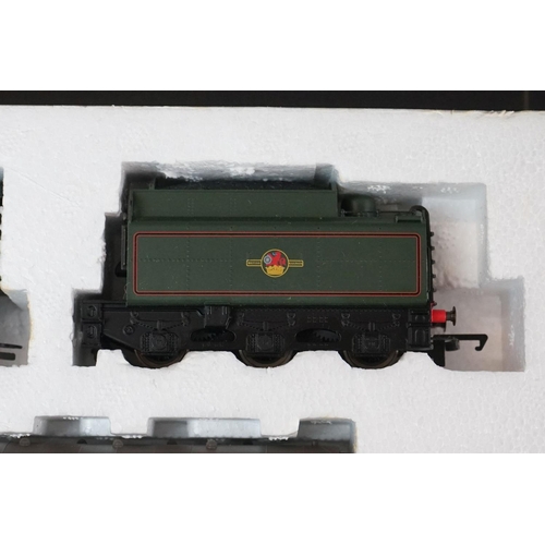 13 - Boxed Hornby Marks & Spencer OO gauge R1052 Evening Star train set, complete with locomotive & coach... 