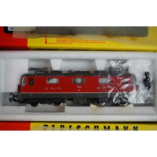 15 - Three boxed Fleischmann HO gauge locomotives to include 4341, 4342 & 4340