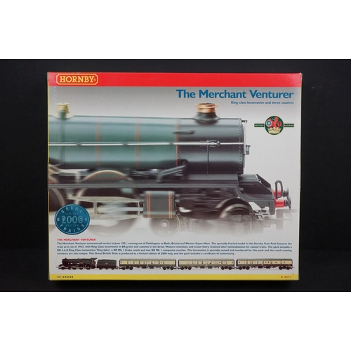 20 - Boxed Hornby OO gauge ltd edn R2077 The Merchant Venturer King Class Locomotive and three coaches Tr... 