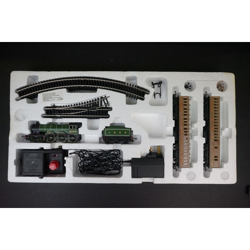 7 - Boxed Hornby OO gauge R1032 Mainline Steam train set, complete with locomotive and coaches, discolou... 