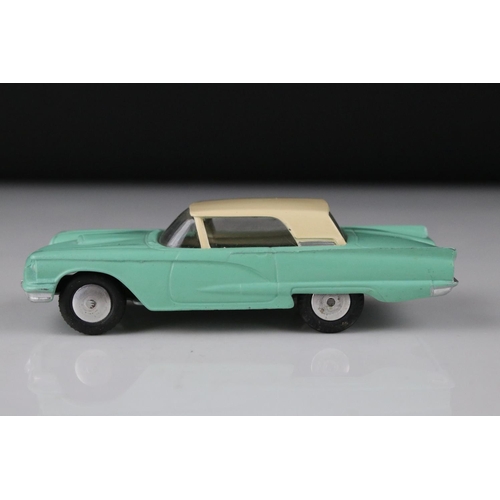 506 - Boxed Corgi 214 Ford Thunderbird diecast model in turquoise, excellent