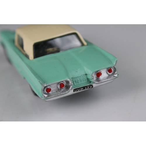 506 - Boxed Corgi 214 Ford Thunderbird diecast model in turquoise, excellent