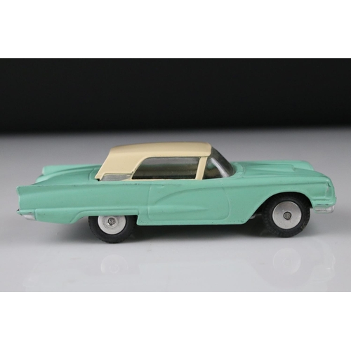 506 - Boxed Corgi 214 Ford Thunderbird diecast model in turquoise, excellent