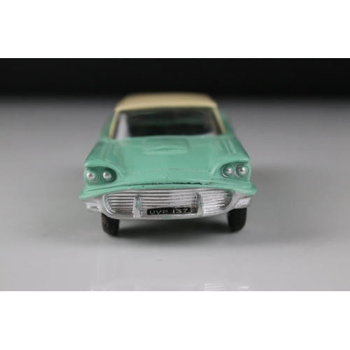 506 - Boxed Corgi 214 Ford Thunderbird diecast model in turquoise, excellent