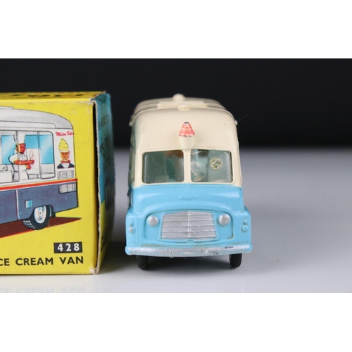 508 - Boxed Corgi 428 Smith's Mister Softee Ice Cream Van diecast model, diecast vg other than paint loss ... 