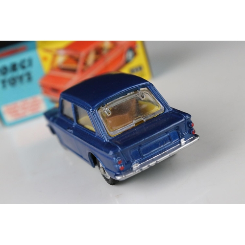 511 - Two boxed Corgi diecast models to include 251 Hillman Imp in blue with yellow interior (box vg, diec... 