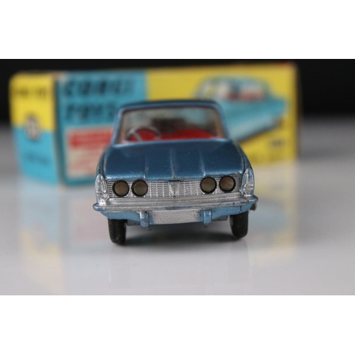 511 - Two boxed Corgi diecast models to include 251 Hillman Imp in blue with yellow interior (box vg, diec... 