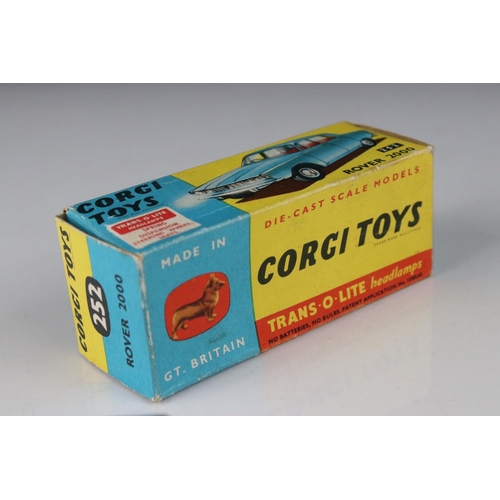 511 - Two boxed Corgi diecast models to include 251 Hillman Imp in blue with yellow interior (box vg, diec... 