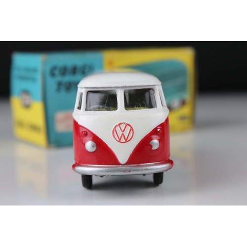 513 - Boxed Corgi 433 Volkswagen Delivery Van diecast model in two tone red/white, ex