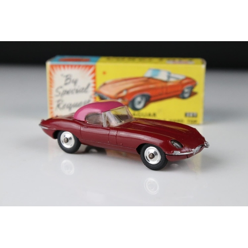 514 - Two boxed Corgi By Special Request diecast models to include 307 E Type Jaguar with detachable hard ... 