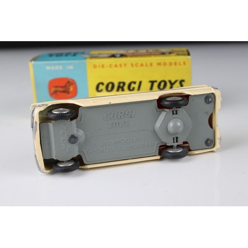 515 - Two boxed Corgi diecast models to include 218 Aston Martin DB4 in yellow with red interior and 219 P... 