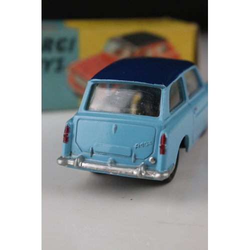 517 - Two boxed Corgi diecast models to include 216 Austin A40 Saloon (diecast excellent, box gd) & 217 Fi... 