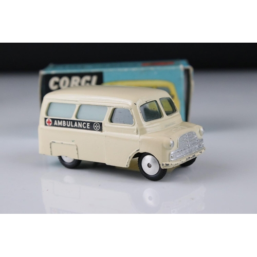 518 - Two boxed Corgi diecast Ambulance models to include 412 Bedford Utilecon Ambulance and 437 Superior ... 