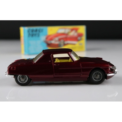 519 - Boxed Corgi 259 Le Dandy Coupe Henri Chapron Body on Citroen DS Chassis diecast model in metallic ma... 