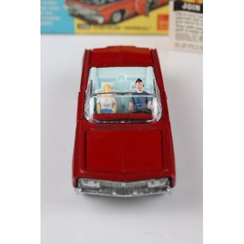 521 - Three boxed Corgi diecast models to include 241 Ghia L6.4 in metallic blue, 314 Ferrari Berlinetta 2... 