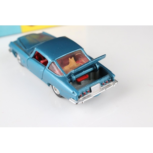 521 - Three boxed Corgi diecast models to include 241 Ghia L6.4 in metallic blue, 314 Ferrari Berlinetta 2... 