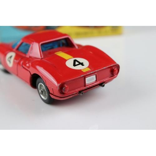 521 - Three boxed Corgi diecast models to include 241 Ghia L6.4 in metallic blue, 314 Ferrari Berlinetta 2... 