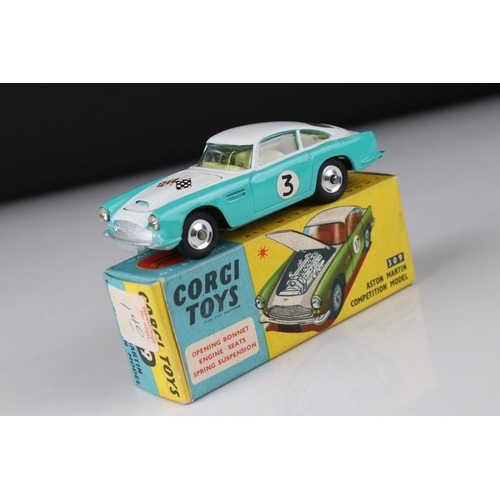 522 - Boxed Corgi 309 Aston Martin Competition Model diecast model, decals and diecast excellent, gd box w... 