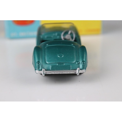 523 - Two boxed Corgi diecast models to include 302 MGA Sports Car in metallic green and 303 Mercedes Benz... 