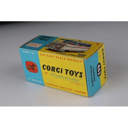 524 - Two boxed Corgi diecast Emergency Service models to include 463 Commer Ambulance and 439 Chevrolet F... 