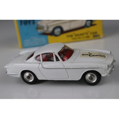 525 - Boxed Corgi 258 The Saint's Car Volvo P1800 diecast model, decal ex, diecast vg, box vg