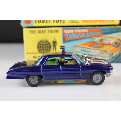 526 - Boxed Corgi 497 The Man From UNCLE Thrush-Buster diecast, with Waverley Ring, diecast excellent, wit... 