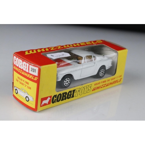 529 - Boxed Corgi Whizzwheels 201 The Saint diecast model in excellent condition, box ex