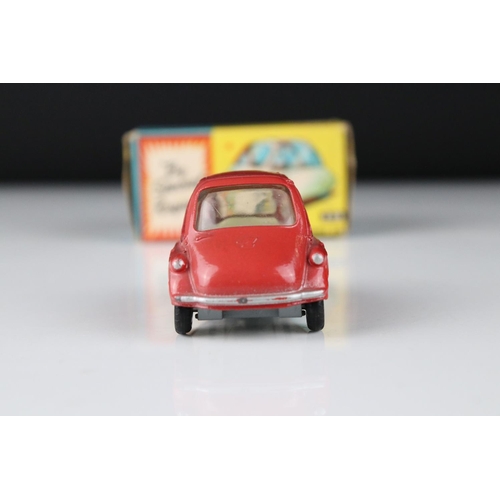 533 - Boxed Corgi 233 Heinkel I Economy Car By Special Request diecast model in red, diecast & box vg/ex