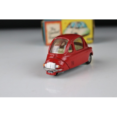 533 - Boxed Corgi 233 Heinkel I Economy Car By Special Request diecast model in red, diecast & box vg/ex