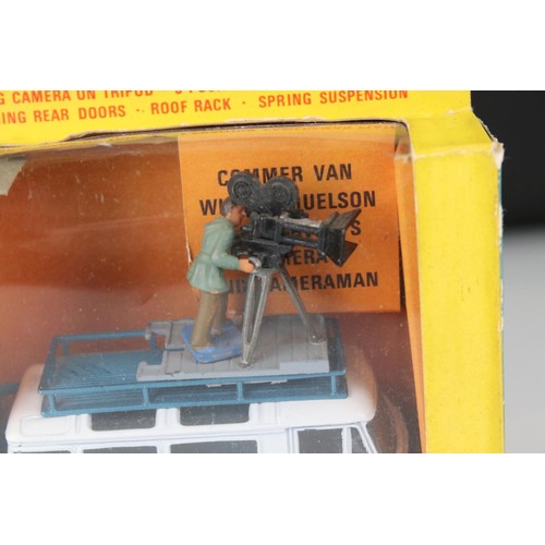 498 - Boxed Corgi 479 Commer Mobile Camera Van diecast model, complete with cameraman & camera, diecast ex... 