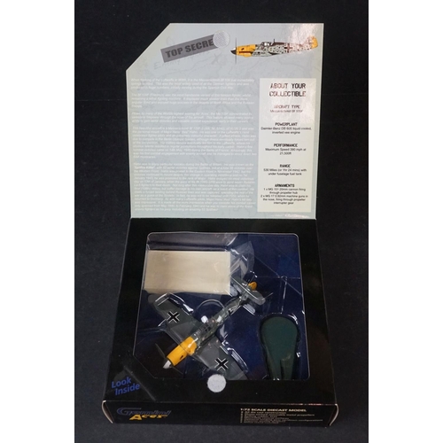 255 - Eleven boxed Gemini Aces 1/72 diecast models, to include P-51B Mustang - McDonnell Douglas Phantom F... 