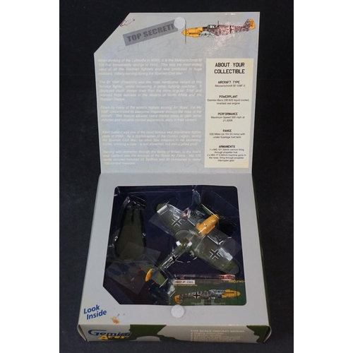 255 - Eleven boxed Gemini Aces 1/72 diecast models, to include P-51B Mustang - McDonnell Douglas Phantom F... 