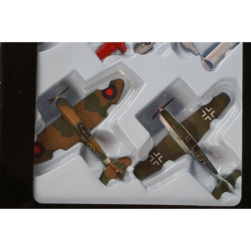 265 - Three 1:72 Corgi Aviation Archive diecast models to include Hawker Hurricane Mk1 No257 Sqn RAF Sqn L... 