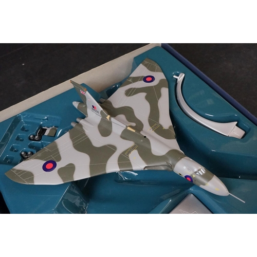 266 - Two Corgi 1:144 Aviation Archive diecast models to include 1st issue 48303 Avro Vulcan B2 - XH558 (F... 