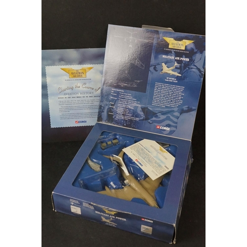 266 - Two Corgi 1:144 Aviation Archive diecast models to include 1st issue 48303 Avro Vulcan B2 - XH558 (F... 