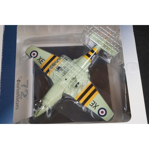 269 - Seven Boxed diecast model aircraft to include Corgi Haynes Miniature History Avro Lancaster - Skymax... 