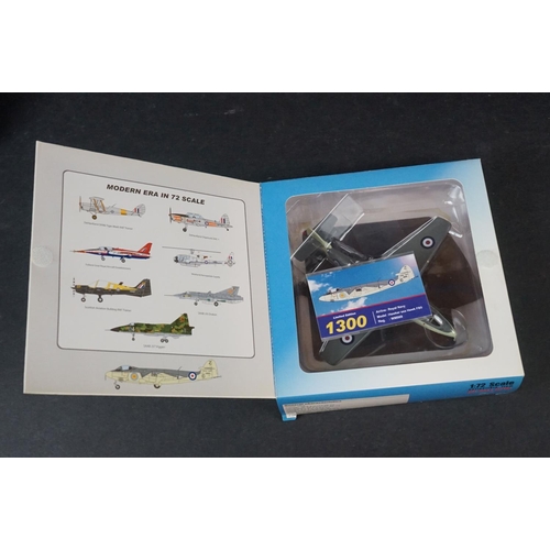 269 - Seven Boxed diecast model aircraft to include Corgi Haynes Miniature History Avro Lancaster - Skymax... 