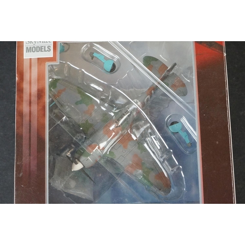 269 - Seven Boxed diecast model aircraft to include Corgi Haynes Miniature History Avro Lancaster - Skymax... 