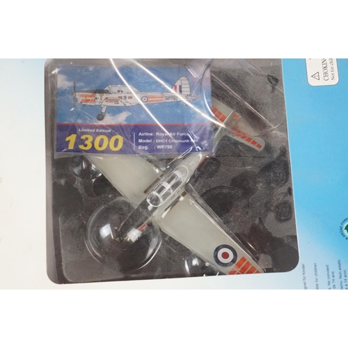 269 - Seven Boxed diecast model aircraft to include Corgi Haynes Miniature History Avro Lancaster - Skymax... 