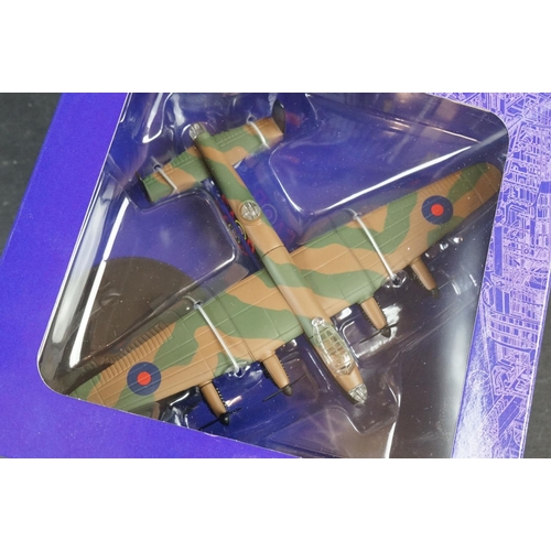 269 - Seven Boxed diecast model aircraft to include Corgi Haynes Miniature History Avro Lancaster - Skymax... 