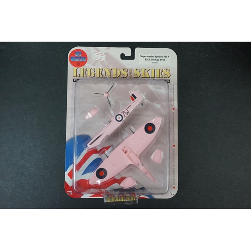 272 - 11 packaged diecast model aircraft to include Nakajima Ki-43, de Havilland Mosquito FB VI, Fiat G.55... 