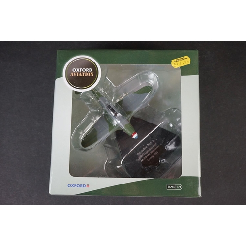 273 - 30 x Boxed Oxford Diecast Aviation 1/72 models to include Supermarine Spitfire MkI - Macchi Folgore ... 