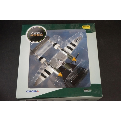 273 - 30 x Boxed Oxford Diecast Aviation 1/72 models to include Supermarine Spitfire MkI - Macchi Folgore ... 