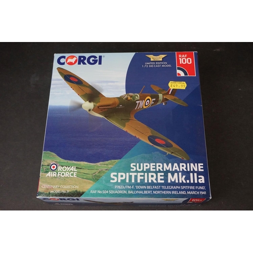 275 - Five Boxed Corgi Aviation Archive ltd edn 1/72 diecast models to include - Royal Airforce Collection... 